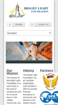 Mobile Screenshot of brightlightfoundation.org
