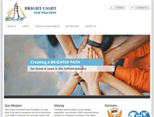 Tablet Screenshot of brightlightfoundation.org